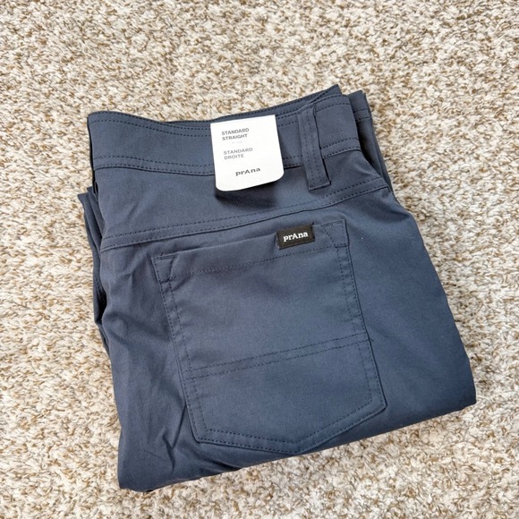 Prana Other - Prana Brion Pants Men 34x30 Charcoal Grey Standard Straight Zion Stretch Hiking